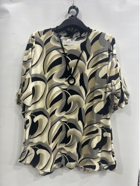 Tuniki damskie Polskie, Size 48-54, paczka 4szt 1kolor