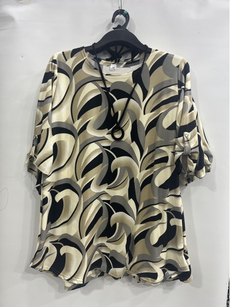 Tuniki damskie Polskie, Size 48-54, paczka 4szt 1kolor