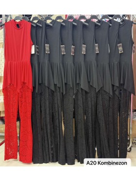 Kombinezony damskie Włoski, size uni, paczka 6szt, mix kolor