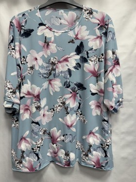 Bluzki damskie Polskie, Size 54-60, paczka 4szt 1kolor