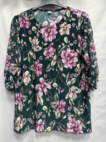 Bluzki damskie Polskie, Size 54-60, paczka 4szt 1kolor