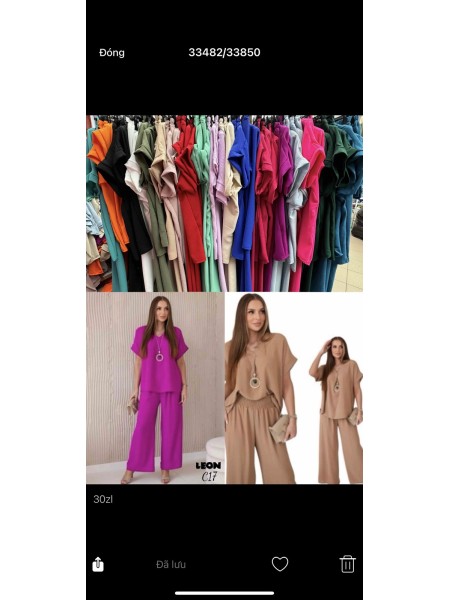 Komplety damskie .size UNI, paczka 6szt, MIX kolor