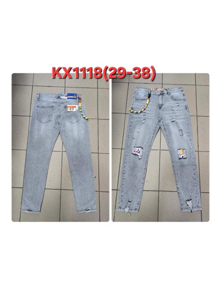 Spodnie JEANSOWE MĘSKA , size 29-38, paczka 10szt,1kolor