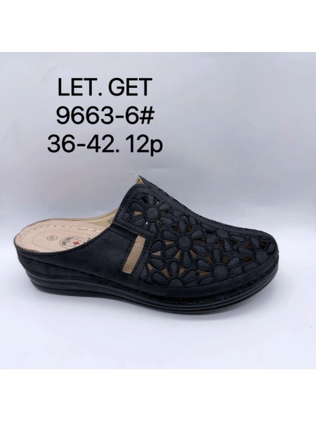 Buty Klapki Damskie (36-42,12par)