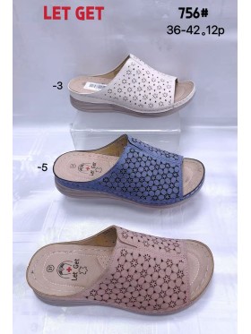 Buty Klapki Damskie (36-42,12par)