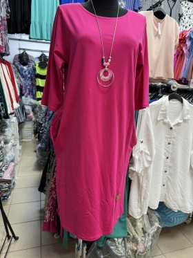 Sukienki damskie Polskie, Size 54-60, paczka 4szt 1kolor