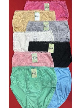 Majtki damskie, size l-2xl paczka 24szt ,mix kolor