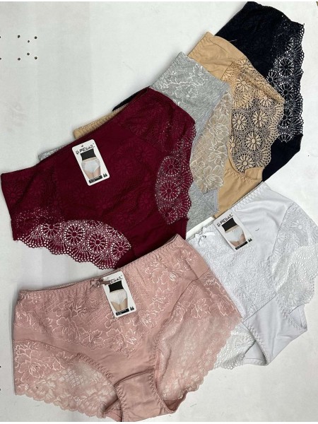 Majtki damskie, size xl-3xl paczka 24szt ,mix kolor