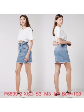 Spódnica krótka jeansowa damska ,size xs-l,paczka 10szt ,