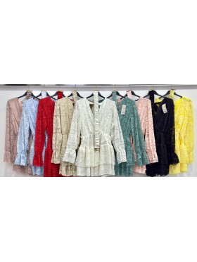 Sukienki damskie wloskie , size uni, paczka 6szt,mix kolor