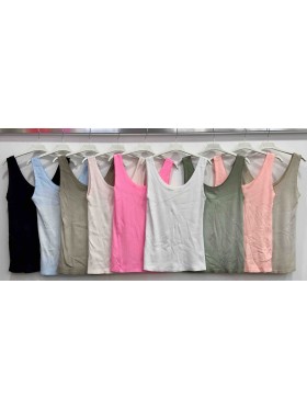 Bluzki damskie wloskie , size uni, paczka 6szt,mix kolor