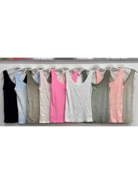 Bluzki damskie wloskie , size uni, paczka 6szt,mix kolor