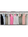 Bluzki damskie wloskie , size uni, paczka 6szt,mix kolor