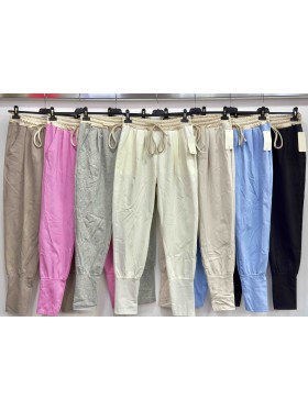 Spodnie damskie wloskie , size uni, paczka 6szt,mix kolor