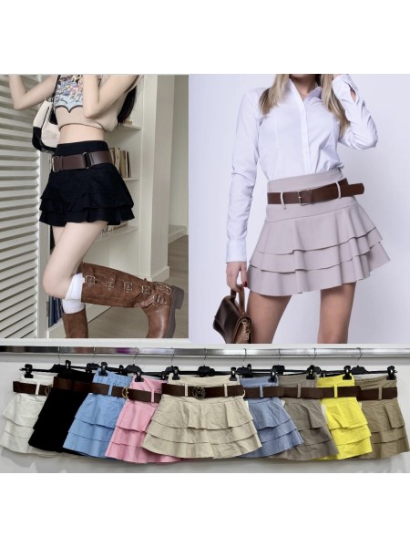 Spódnica damskie wloskie , size uni, paczka 6szt,mix kolor