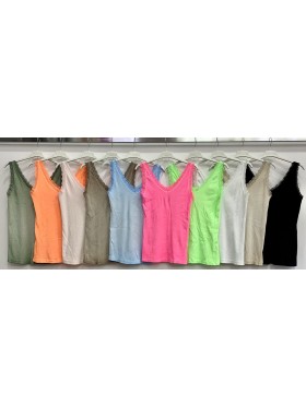 Bluzki damskie wloskie , size uni, paczka 6szt,mix kolor