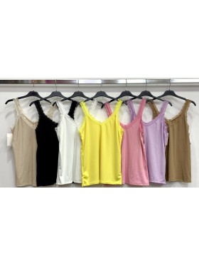 Bluzki damskie wloskie , size uni, paczka 6szt,mix kolor