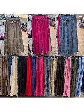 Spodnie damskie wloskie , size uni, paczka 6szt,mix kolor