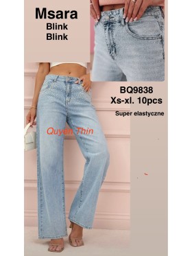 Jeansy damskie M'sara, size XS-XL, paczka 10szt,