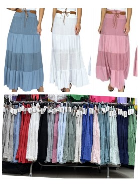 Spódnica  damskie wloskie , size uni, paczka 6szt,mix kolor