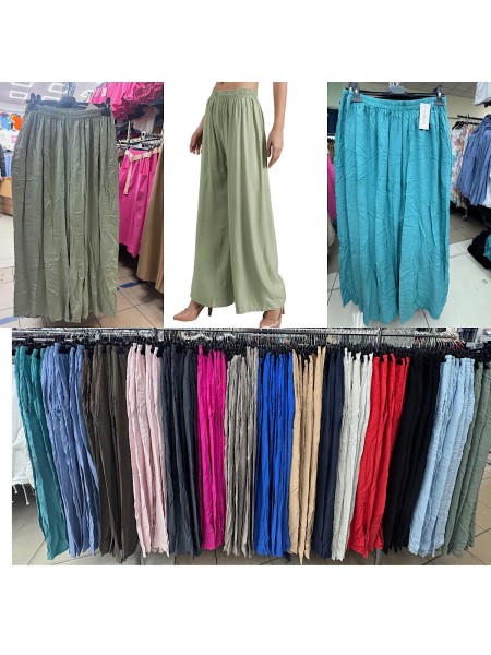 Spodnie damskie wloskie , size uni, paczka 6szt,mix kolor