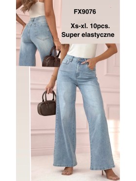 Jeansy damskie , size XS-XL, paczka 10szt,