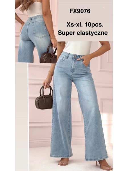 Jeansy damskie , size XS-XL, paczka 10szt,
