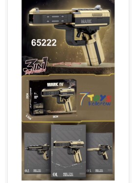 ZABAWKI PISTOLET . 6 SZT / PACZKA, KOLOR JAK NA ZDZIĘCIU