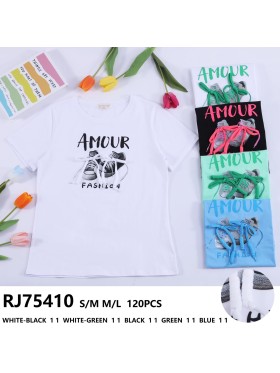 Bluzki damskie tureckie, size s-l, paczka 10szt,mix kolor