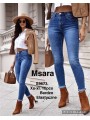 Jeansy damskie M'sara, size XS-XL, paczka 10szt,