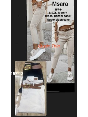Jeansy damskie M'sara, size S-2XL, paczka 10szt,1 KOLOR