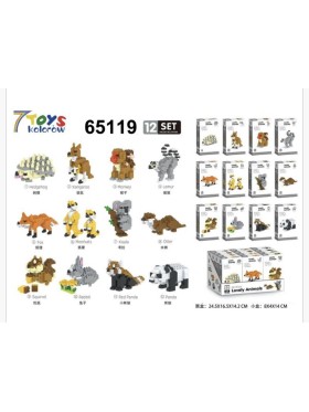 ZABAWKI 7 TOYS KOLOROW.12 SZT / PACZKA, KOLOR JAK NA ZDZIĘCIU