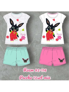 Komplet dzieciece rozm 92-116, paczka 12szt, mix kolor