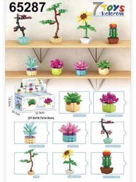 ZABAWKI FLOWER. 8 SZT / PACZKA, KOLOR JAK NA ZDZIĘCIU