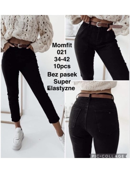Jeansy damskie , size 34-42, paczka 10szt,