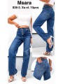 Jeansy damskie M'sara, size XS-XL, paczka 10szt,