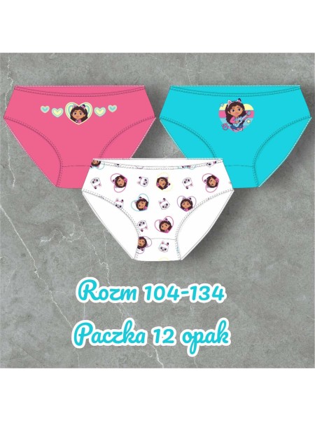 Majtki dzieciece rozm 104-134 , paczka 12szt, mix kolor
