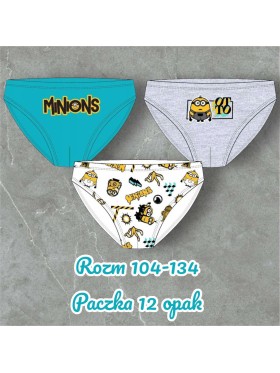 Majtki dzieciece rozm 104-134 , paczka 12szt, mix kolor