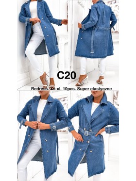 Kurtki Jeansowe damskie , size XS-XL, paczka 10szt,