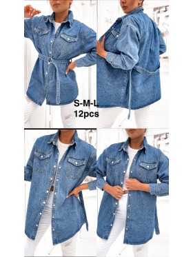 Kurtki Jeansowe damskie , size S-L, paczka 10szt,