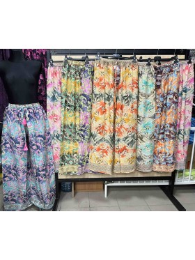Spodnie jedwad damskie , size uni, paczka 10szt,mix kolor