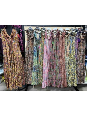 Sukienki jedwad damskie , size uni, paczka 10szt,mix kolor