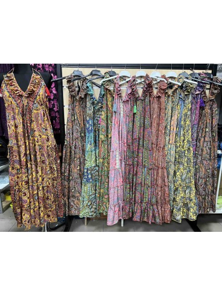 Sukienki jedwad damskie , size uni, paczka 10szt,mix kolor