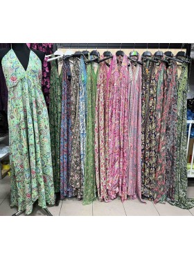 Sukienki jedwad damskie , size uni, paczka 10szt,mix kolor