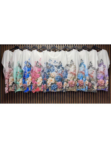 Bluzki damska Tureckie, size uni ,paczka 4szt 1 kolor