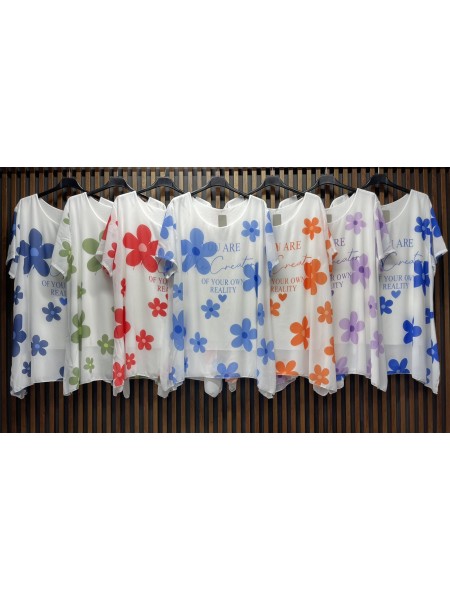 Bluzki damska Tureckie, size uni ,paczka 4szt 1 kolor