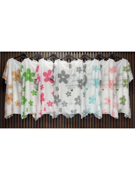 Bluzki damska Tureckie, size uni ,paczka 4szt 1 kolor