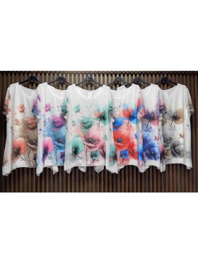 Bluzki damska Tureckie, size uni ,paczka 4szt 1 kolor