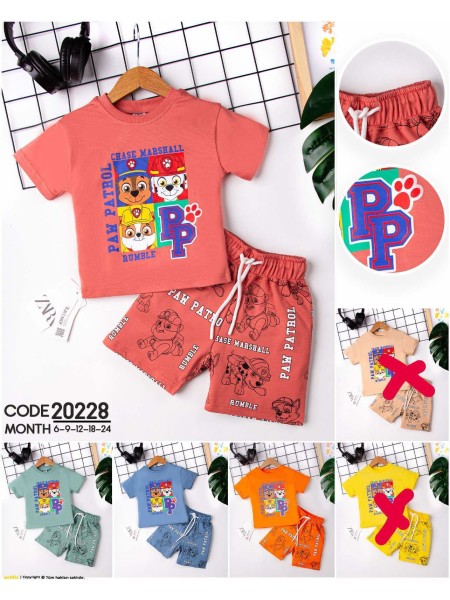 Komplet dzieciece rozm 6-24M, paczka 5szt, 1 kolor