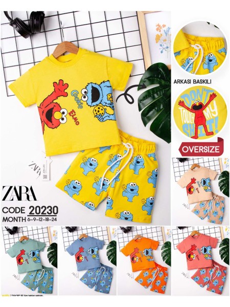 Komplet dzieciece rozm 6-24M, paczka 5szt, 1 kolor